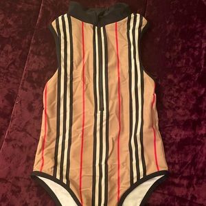 Kids Burberry one piece bathing suit